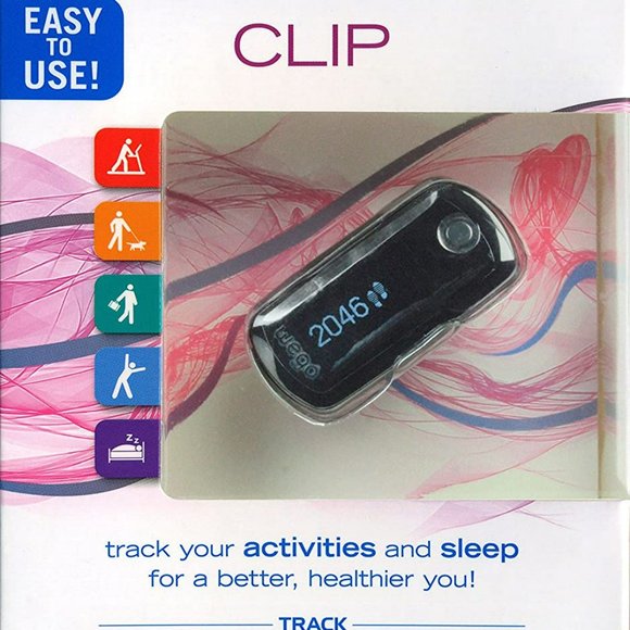 WeGo Clip WO1559BK Wireless Activity Tracker Black - Picture 1 of 2